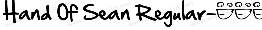 Hand Of Sean Regular字体转换
